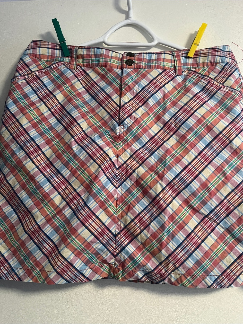 Skort, plaid